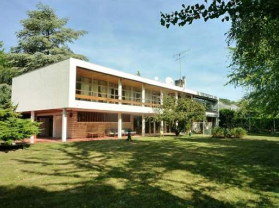 1960s Sten Samuelson-designed modernist villa in Pontoise, near Paris, France