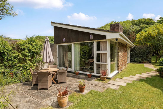 1960s David Wall midcentury modern house in Newquay, Cornwall