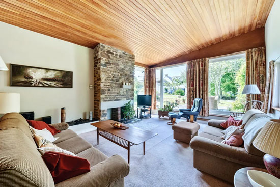 1960s David Wall midcentury modern house in Newquay, Cornwall