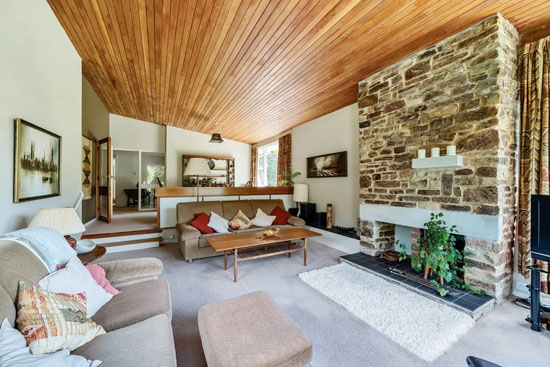 1960s David Wall midcentury modern house in Newquay, Cornwall