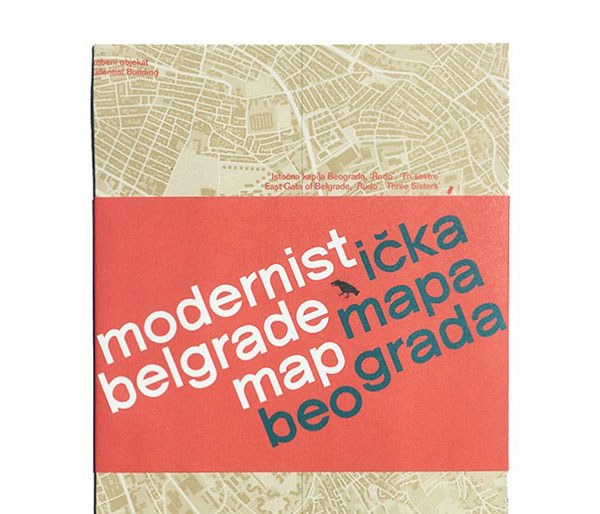 Out now: Modernist Belgrade Map by Blue Crow Media