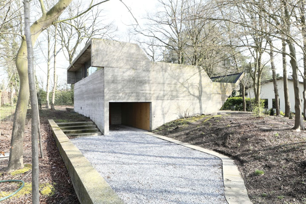 10. 1970s Julian Lampens-designed brutalist property in Sint-Martens-Latem, Belgium