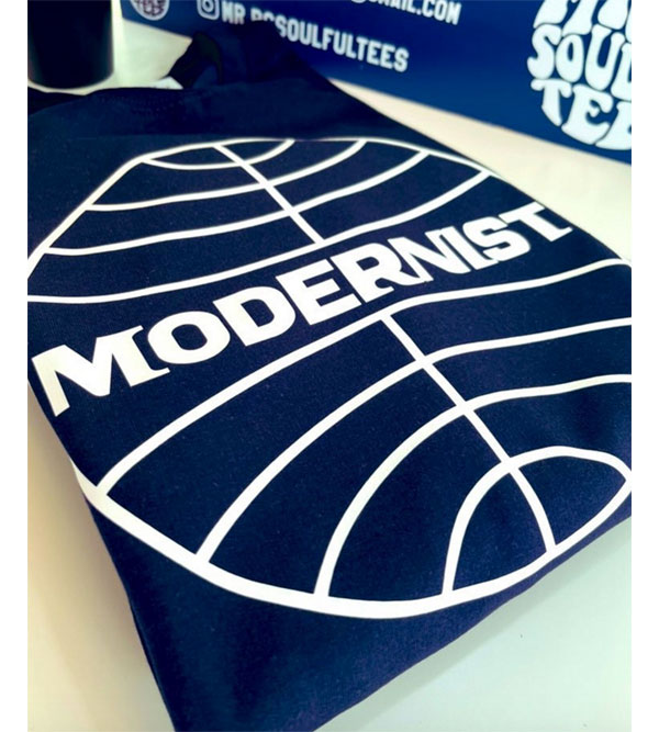 15. 1960s-style Modernist sweatshirts by Mr B’s Soulful Tees