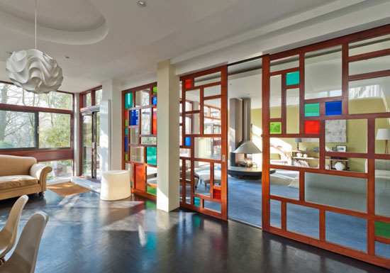 Four bedroom duplex apartment in the 1960s Dinerman, Davison & Hillman-designed Copper Beech in London N6