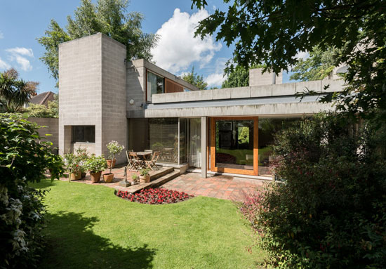 1960s grade II-listed Sir Philip Dowson-designed modernist property in London SW20