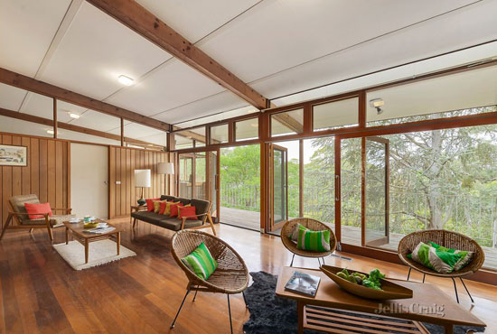 1960s midcentury time capsule in North Warrandyte, Victoria, Australia