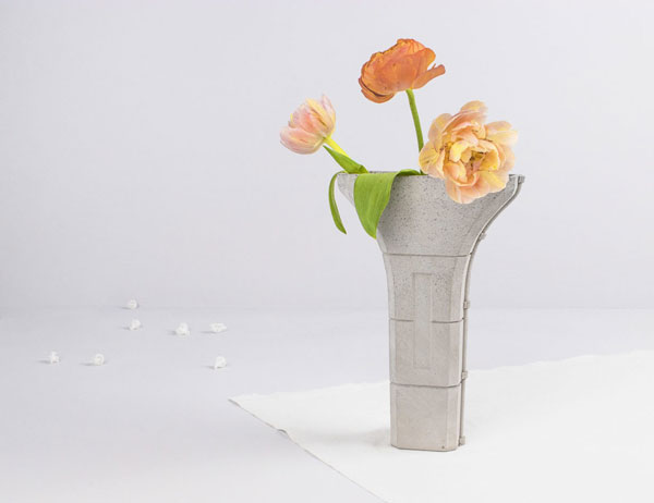 4. Concrete water tower planters