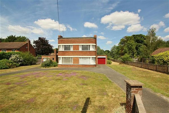 Unrestored 1930s art deco property in Mildenhall, Suffolk