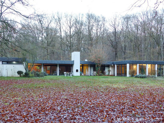 1970s modernist property in Pacy-sur-Eure, north west France