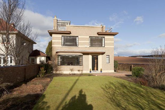 Obertal B-listed 1930s art deco house in Leven, Fife, Scotland