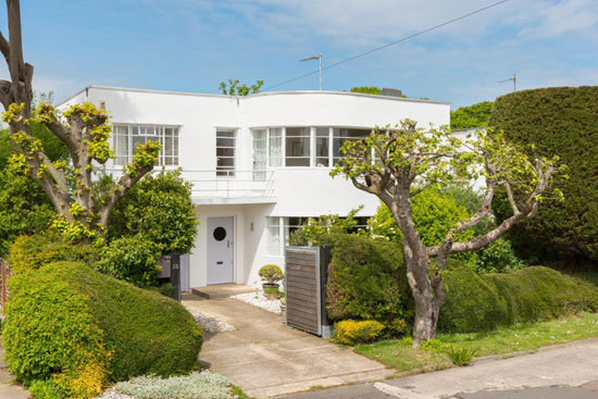 1930s Oliver Hill-designed art deco property in Frinton-on-Sea, Essex