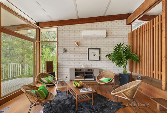 1960s midcentury time capsule in North Warrandyte, Victoria, Australia