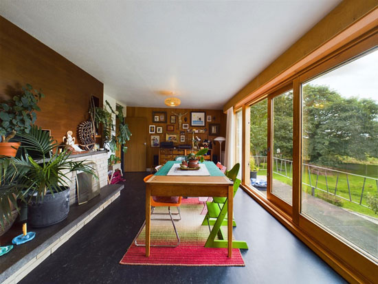 1960s Jeffrey Race midcentury modern house in Lebberston, Scarborough, North Yorkshire