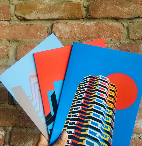 39. Brutalist London notebook set by Eye For London