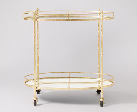 Tiffany drinks trolley