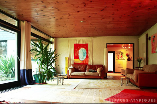 1970s modernist property in Pacy-sur-Eure, north west France