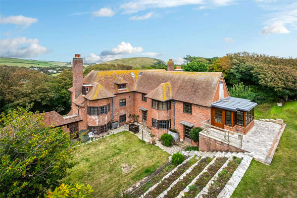 49. 1920s Sir Edwin Lutyens house in Lulworth Cove near Wareham, Dorset