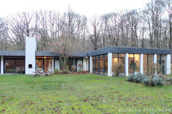 1970s modernist property in Pacy-sur-Eure, north west France
