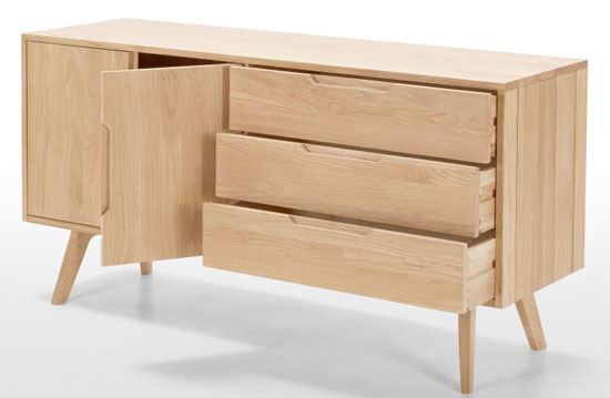 7. Jenson oak sideboard at Made