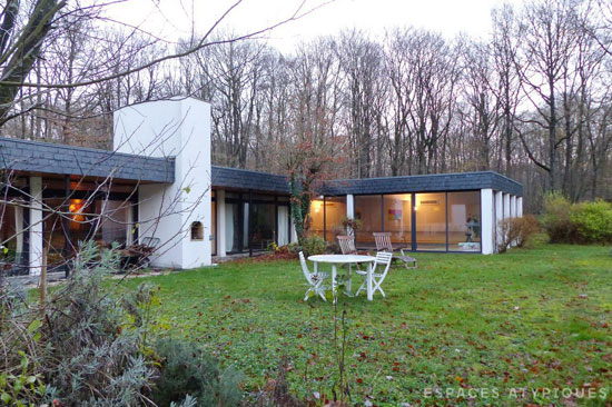 1970s modernist property in Pacy-sur-Eure, north west France