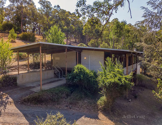 1960s midcentury time capsule in North Warrandyte, Victoria, Australia