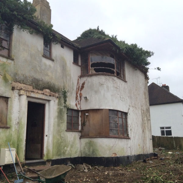 For demolition: 1930s art deco house in Rayners Lane, London