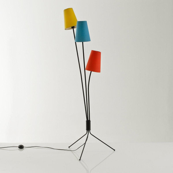 Half price: Amaya 1950s-style floor lamp at La Redoute