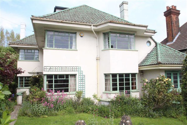 1930s art deco-style property in Buckhurst Hill, Essex