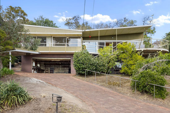 1950s John Hickford butterfly house in Anglesea, Victoria, Australia