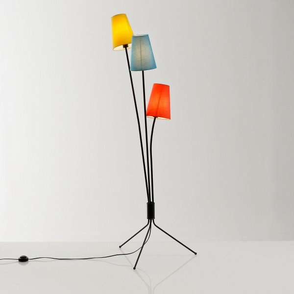 Half price: Amaya 1950s-style floor lamp at La Redoute