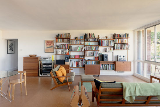 1960s midcentury modern apartment in Altior Court, London N6