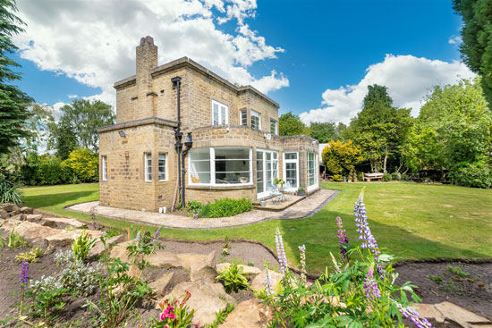 1930s art deco house in Honley, near Holmfirth, West Yorkshire