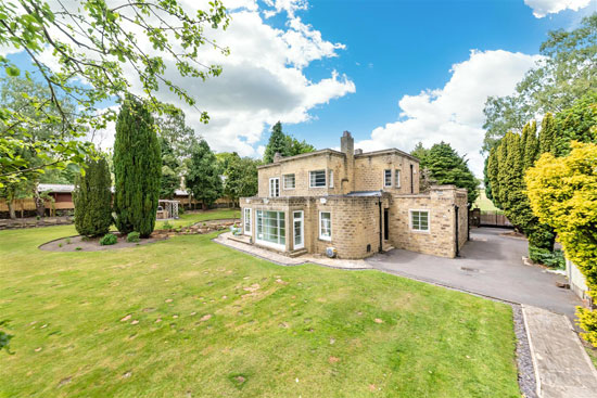 1930s art deco house in Honley, near Holmfirth, West Yorkshire