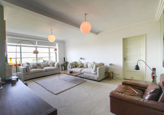1930s art deco: Four-bedroom property in Ovingdean, near Brighton, East Sussex