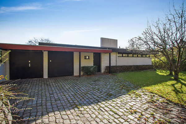 1950s Kjeld Dirckinck-Holmfel midcentury modern property in Aalborg, Denmark