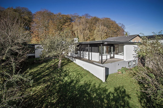 1950s Kjeld Dirckinck-Holmfel midcentury modern property in Aalborg, Denmark