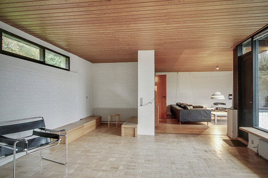 1950s Kjeld Dirckinck-Holmfel midcentury modern property in Aalborg, Denmark