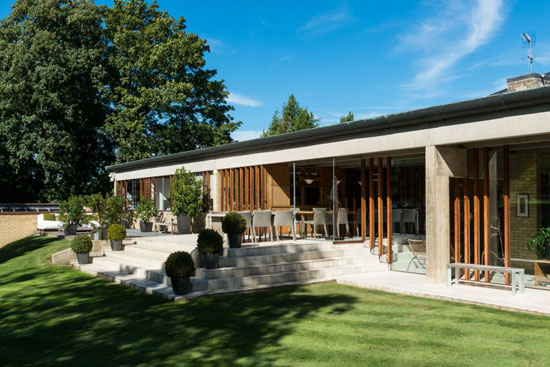 1960s Jorn Utzon-designed Ahm House in Harpenden, Hertfordshire