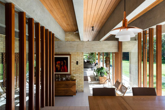 1960s Jorn Utzon-designed Ahm House in Harpenden, Hertfordshire