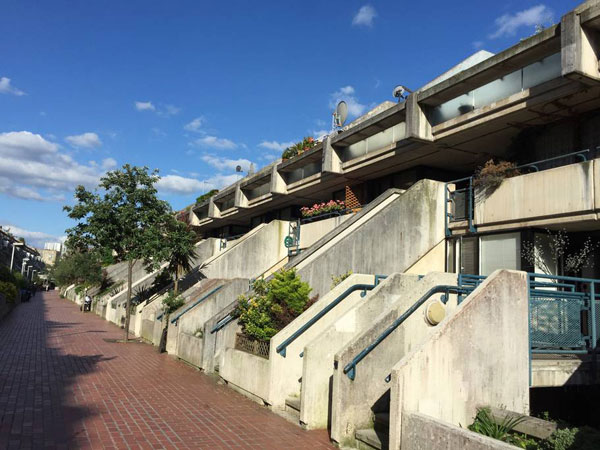 6. 1970s Neave Brown-designed brutalist apartment in Rowley Way, London NW8