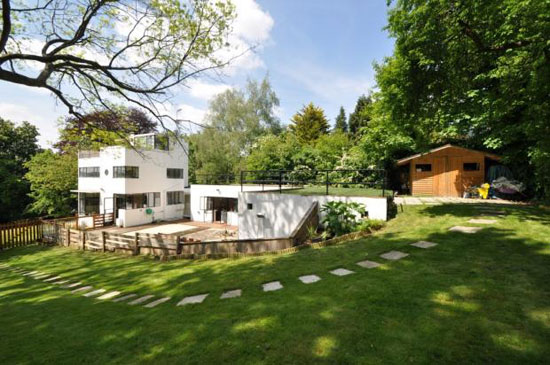 On the market: 1930s Connell and Ward-designed Sun House modernist property in Amersham, Buckinghamshire