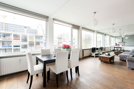 1950s Allert Warners De Warnersblokken apartment in Amsterdam, Holland