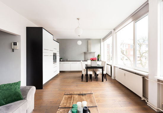 1950s Allert Warners De Warnersblokken apartment in Amsterdam, Holland