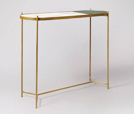 Design spotting: Aravali art deco-style console table at Swoon Editions