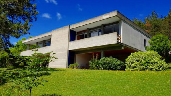 1960s modernist house in Chateau-Arnoux-Saint-Auban, south east France