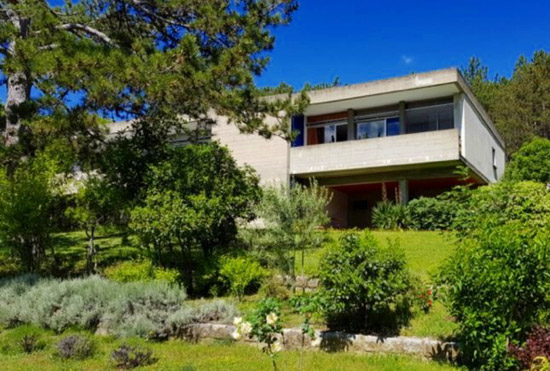 1960s modernist house in Chateau-Arnoux-Saint-Auban, south east France