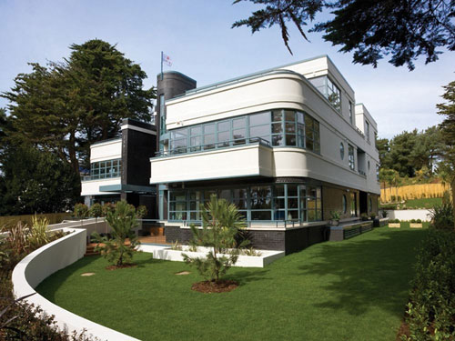 Art deco-inspired apartment in Sandbanks, Poole, Dorset