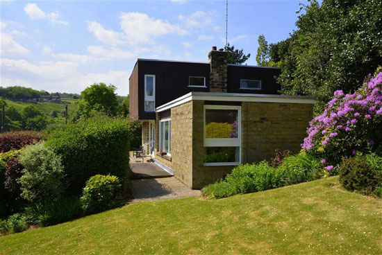 In need of renovation: 1960s Arthur Quarmby-designed modernist property in Holmfirth, West Yorkshire