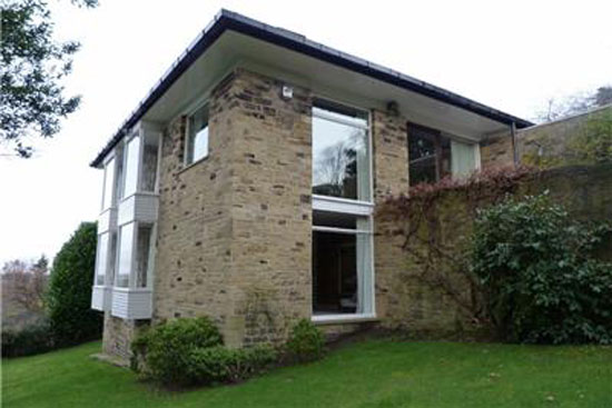 1960s Arthur Quarmby-designed modernist property in Almondbury, near Huddersfield, West Yorkshire