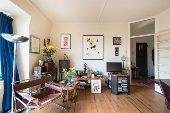 Apartment in the 1930s Howes and Jackman-designed art deco Clissold Court, London N4